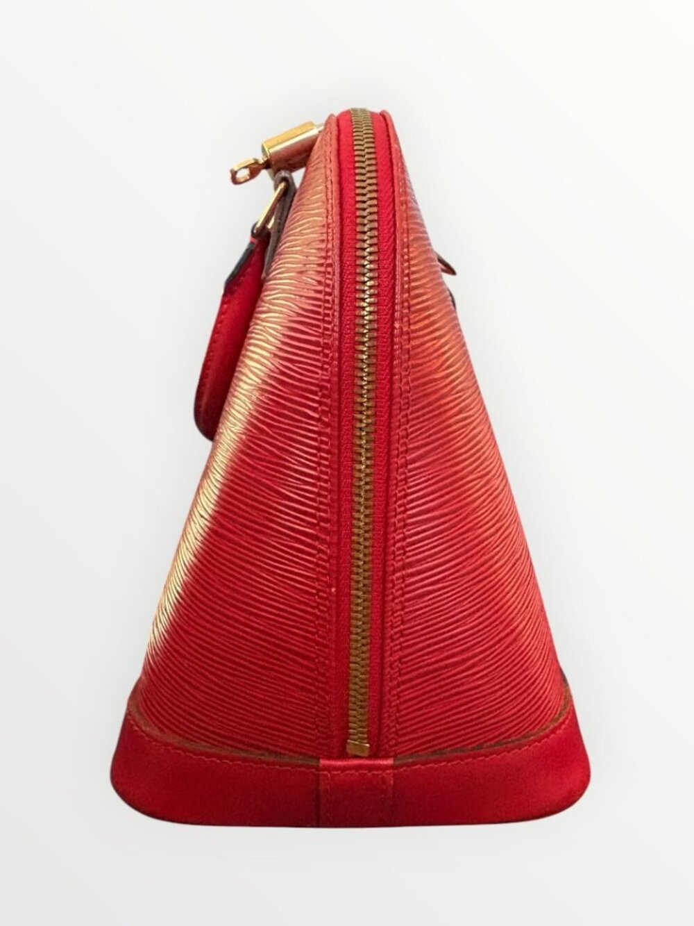 Louis Vuitton Red Epi Alma - INCLUDES COA AND LOCK & KEY - Picture 10 of 11